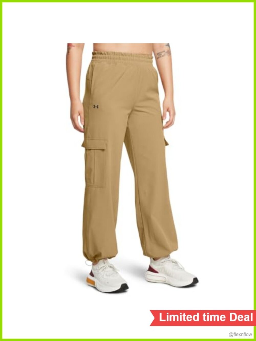 Under Armour Womens Armoursport Woven Cargo Pants Active Track Pants
